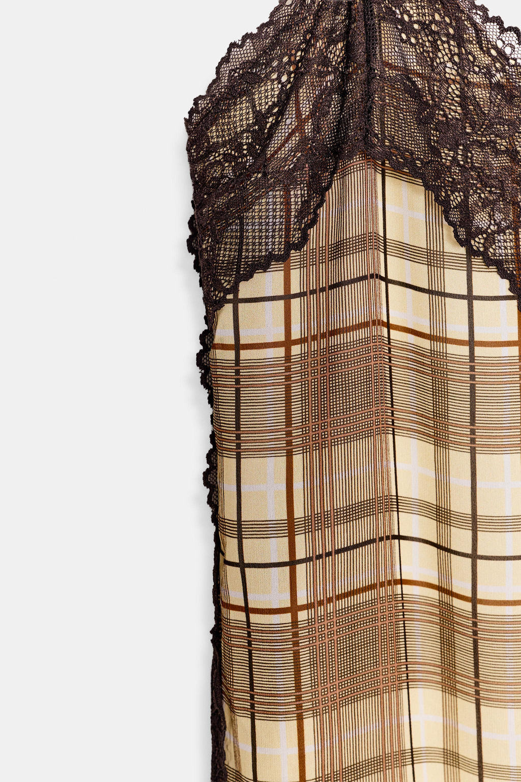 TOP LENCERO CUADROS / Multicolor - Zara фото 10