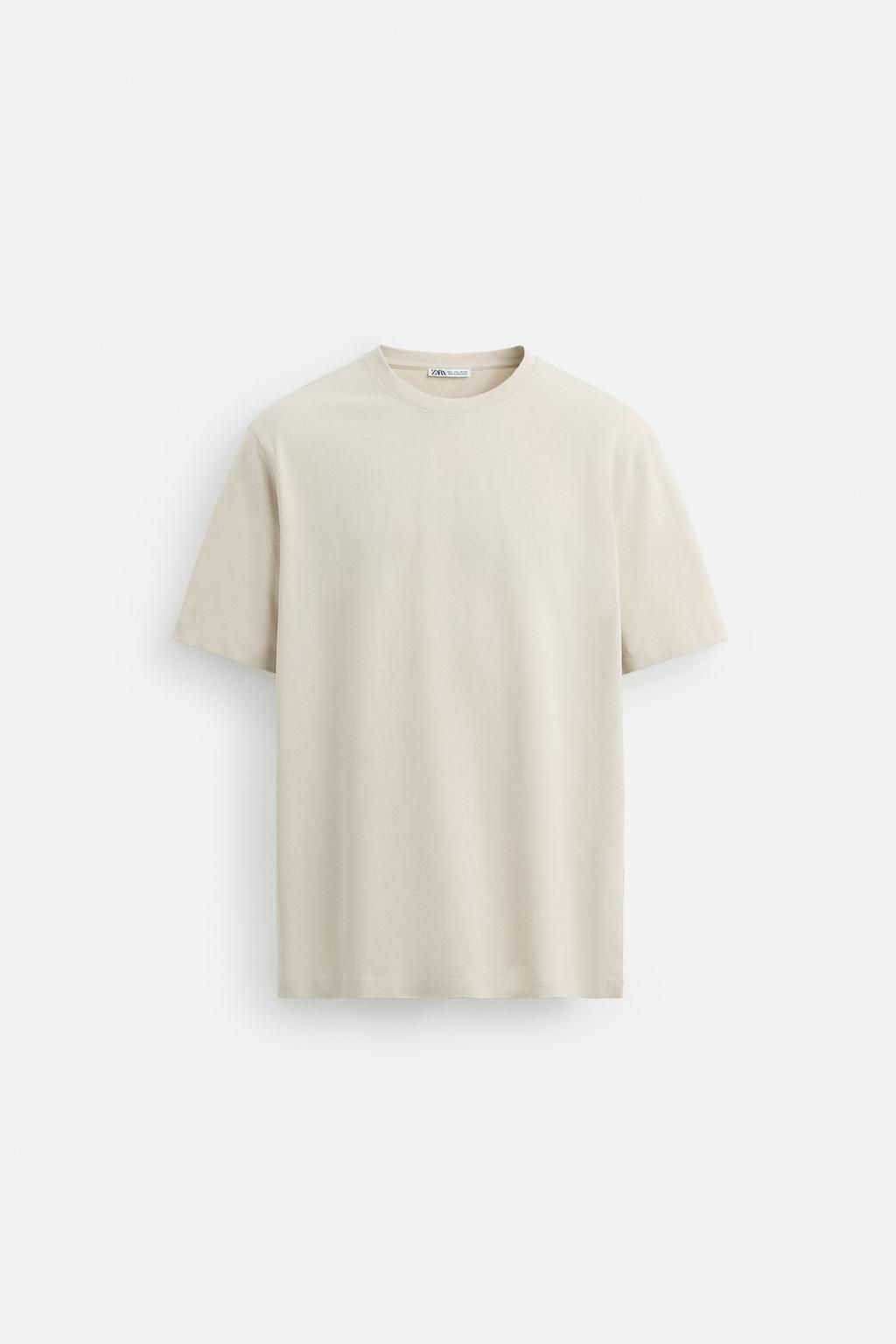 BASIC MEDIUM WEIGHT T-SHIRT - Zara фото 47