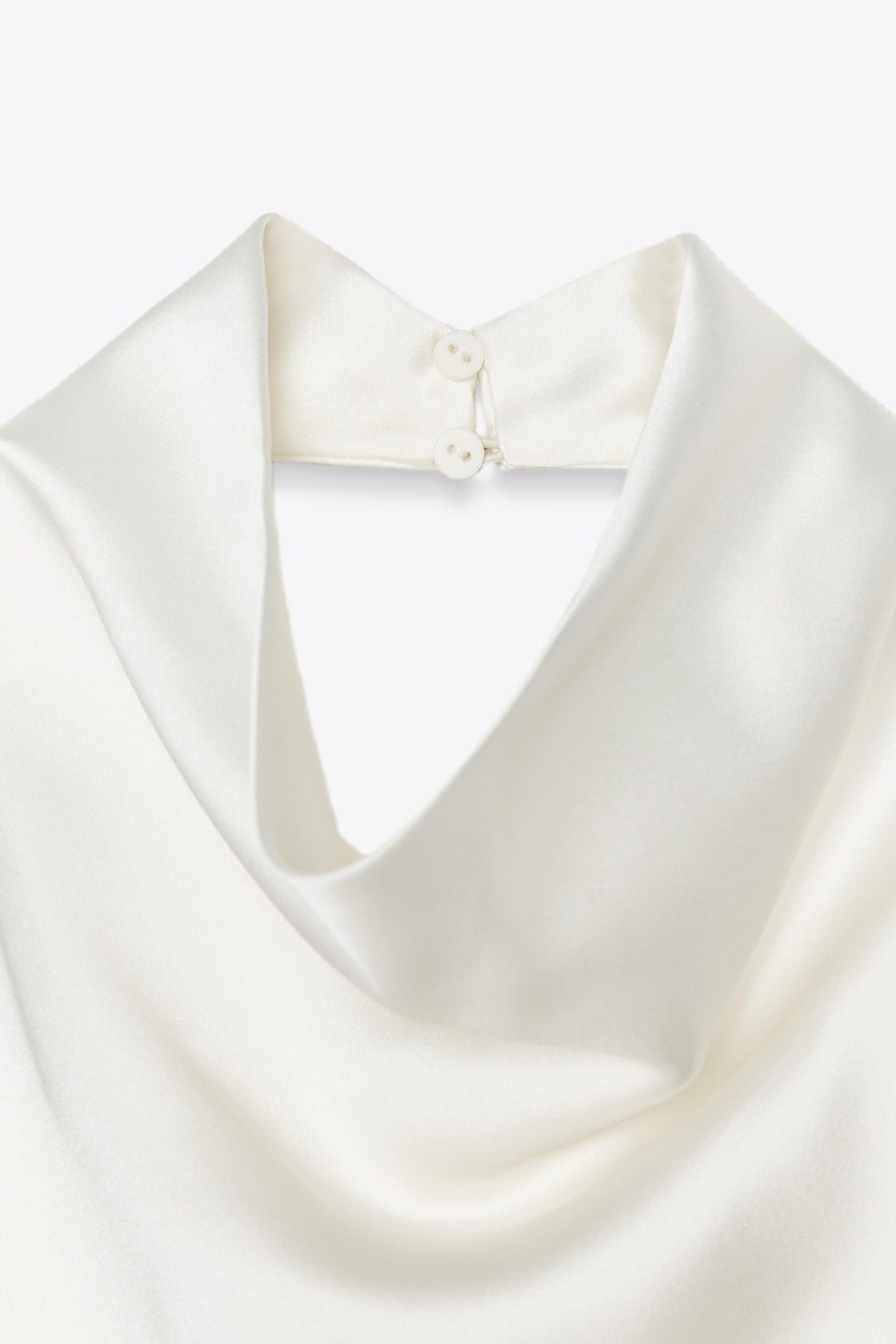 SATIN HALTER TOP - Zara фото 5