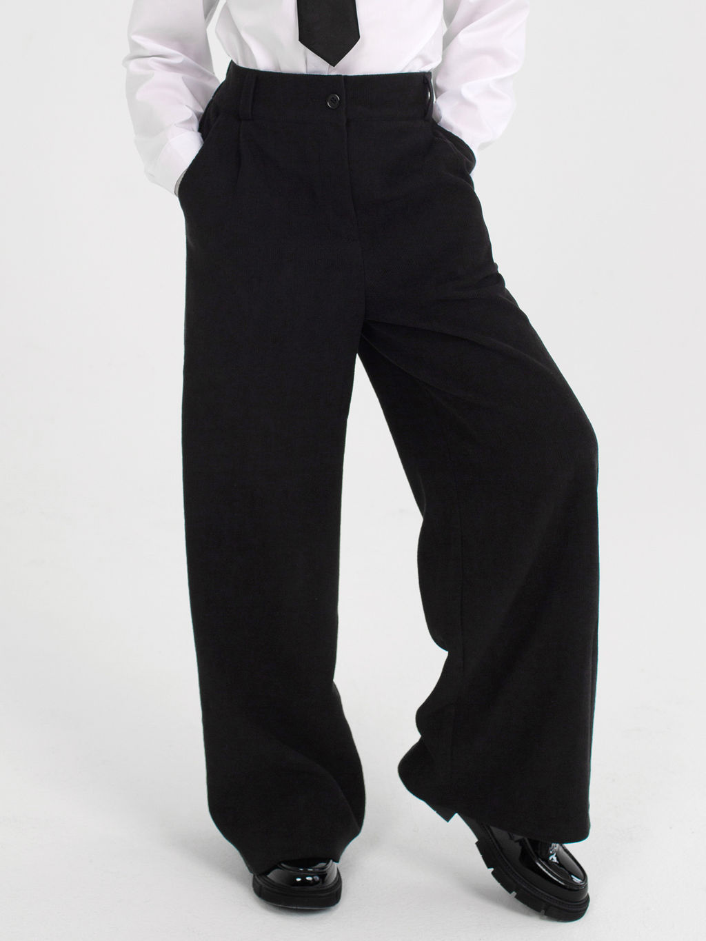 Брюки-палаццо для девочек - Синий мир фото 8