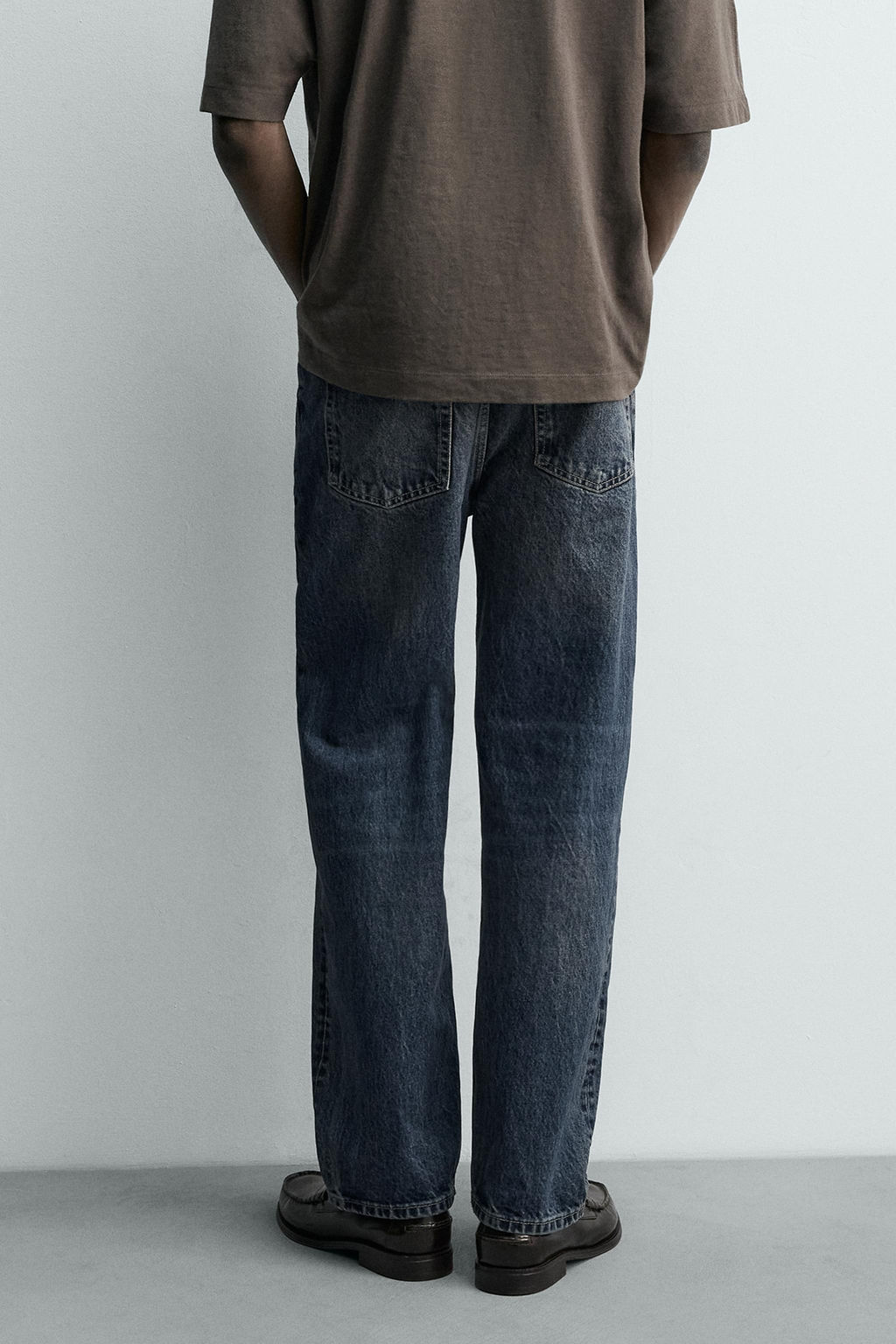 JEANS STRAIGHT ANKLE FIT / ?ndigo - Zara фото 12