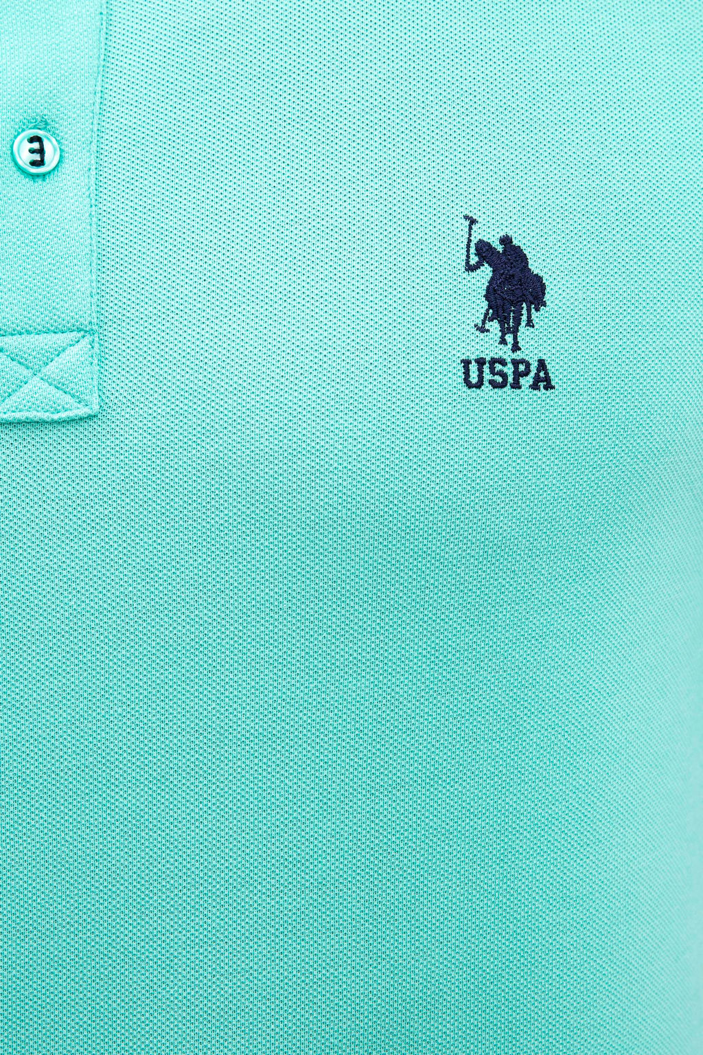 Erkek Mint Polo Yaka Basic T-Shirt