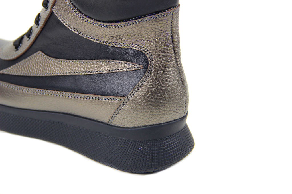 Ботинки EDART 310.omega.black+bronze/байка - Ed'art фото 8