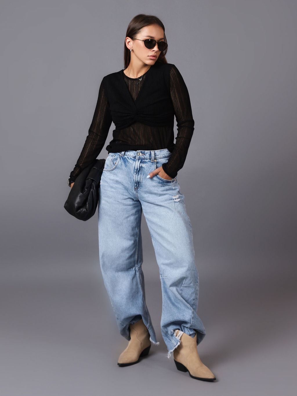 Лонгслив сетка КЛ200 Черный от фабрики Спортсоло