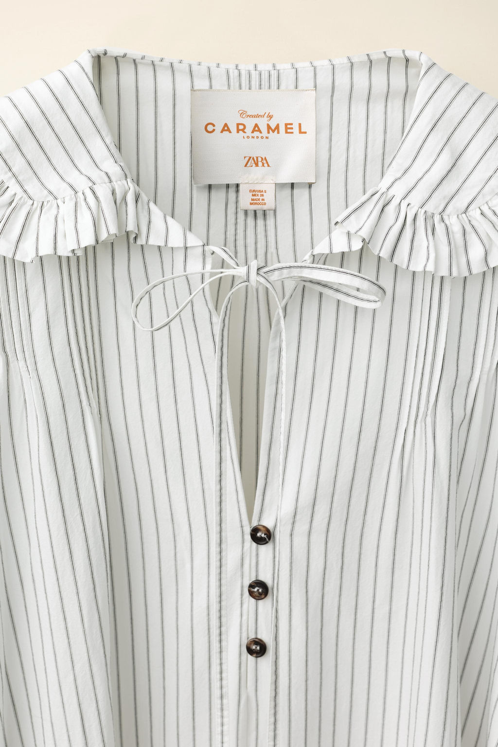 VESTIDO RAYAS CREATED BY CARAMEL LONDON X ZARA / rayas фото 6