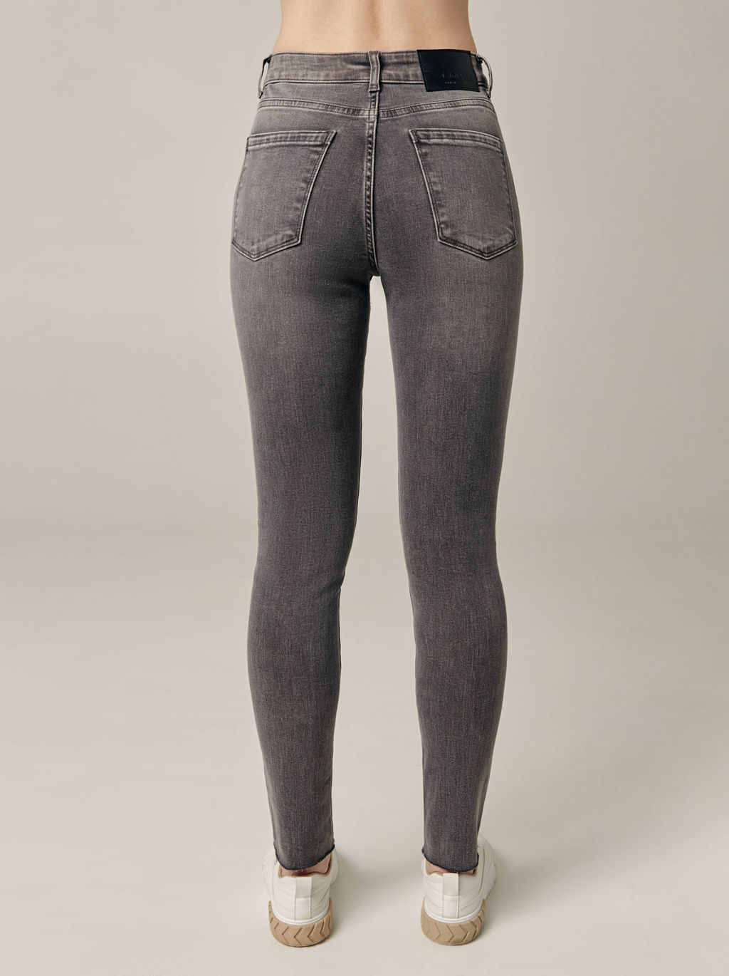 CONTE CON-701 Джинсы skinny с высокой посадкой и эффектом потертости grey - Conte elegant фото 6