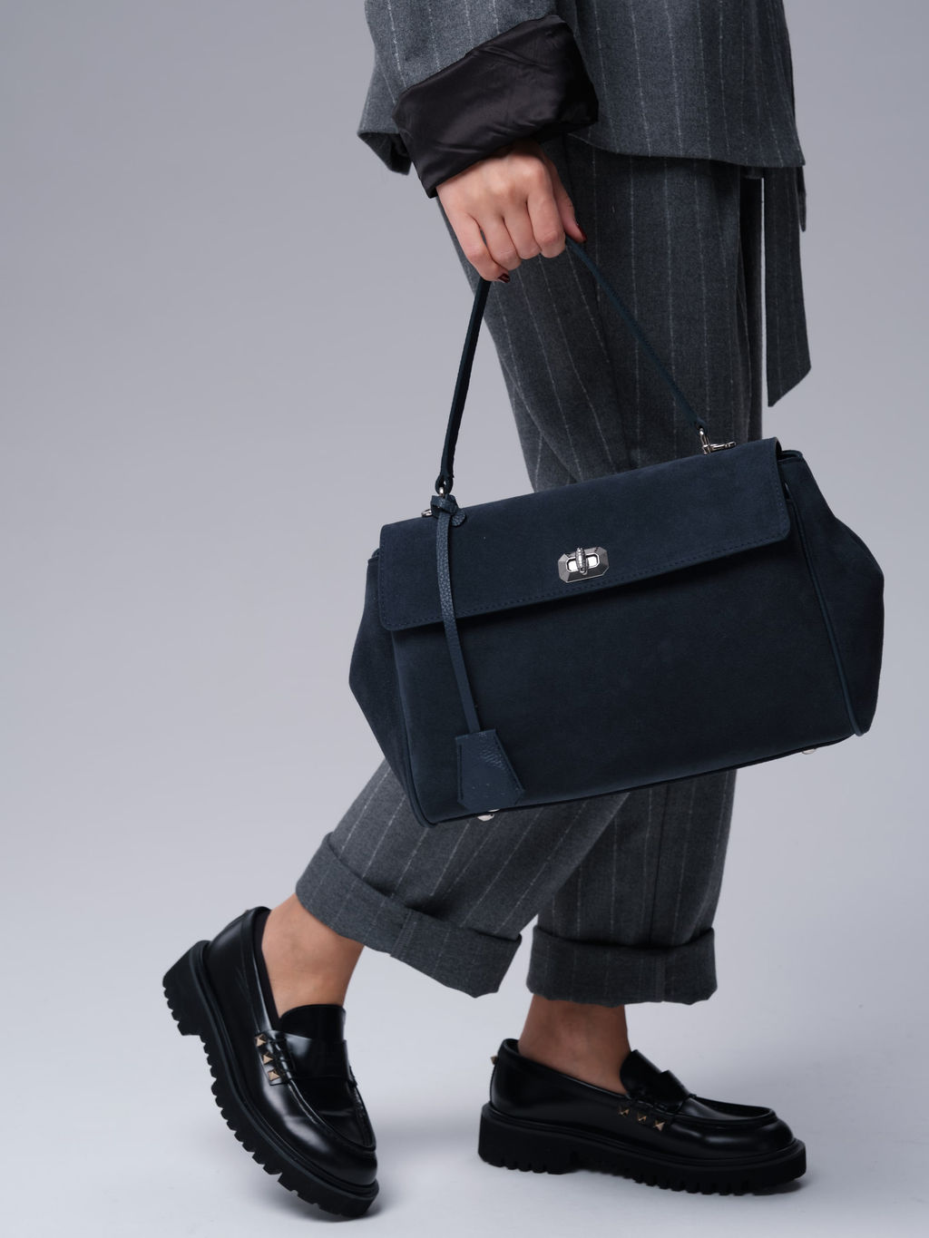 Замшевая сумка Nadi DBR 31356 синий  фото 7