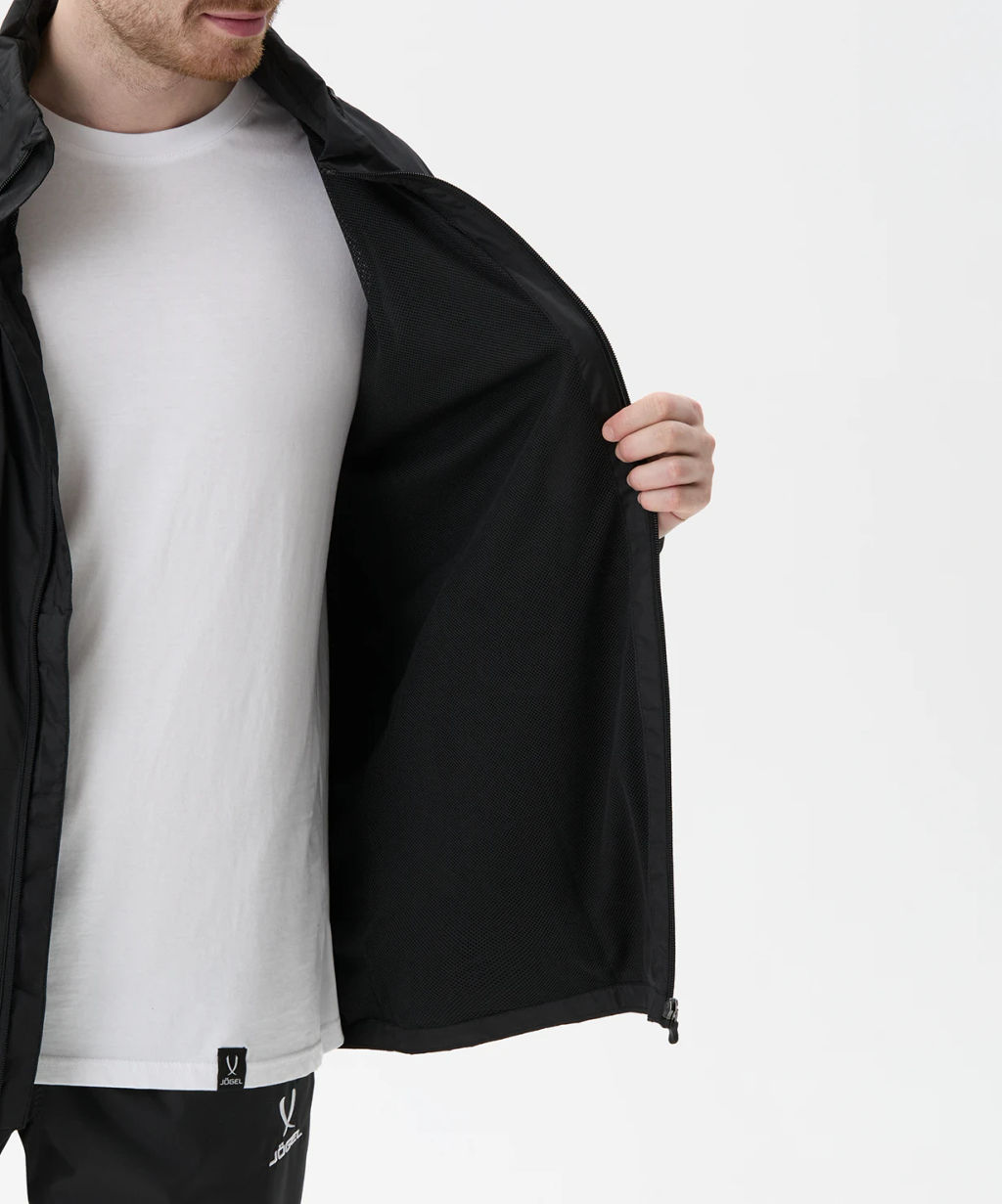 Куртка ветрозащитная JOGEL DIVISION PerFormPROOF Shower Jacket, черный фото 11