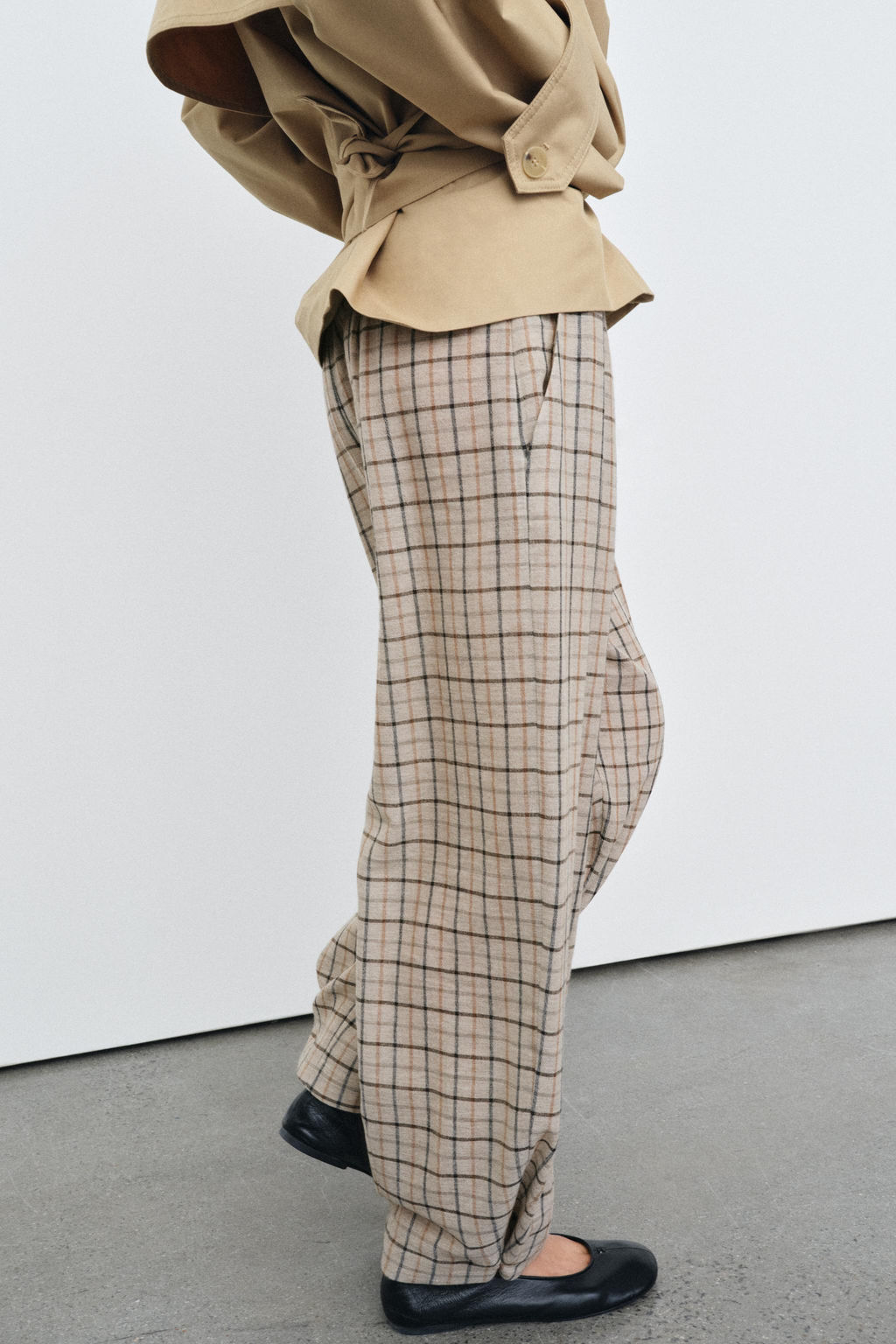 CHECK TROUSERS ZW COLLECTION - Zara фото 12