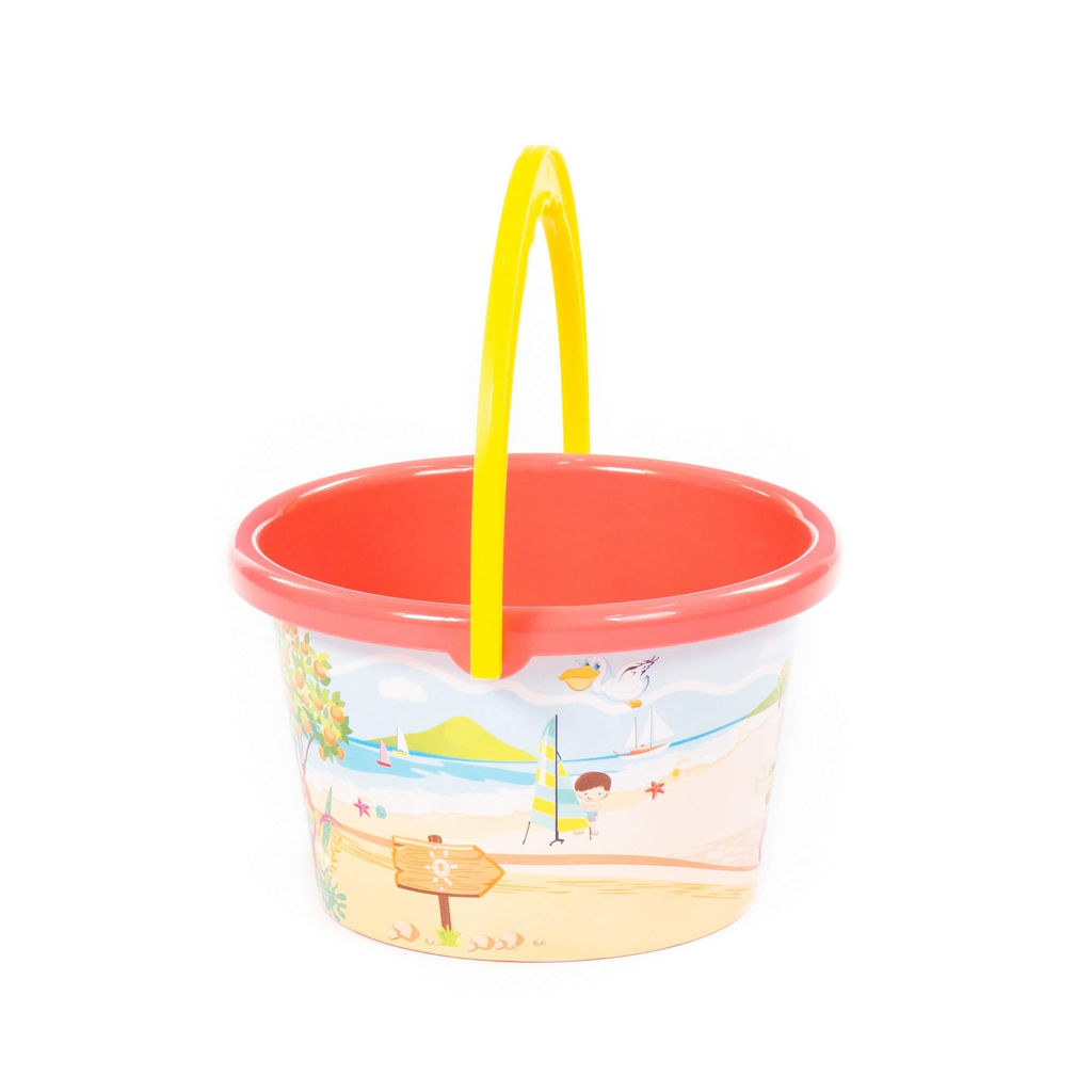 Ведро среднее с наклейкой - Полесье фото 4