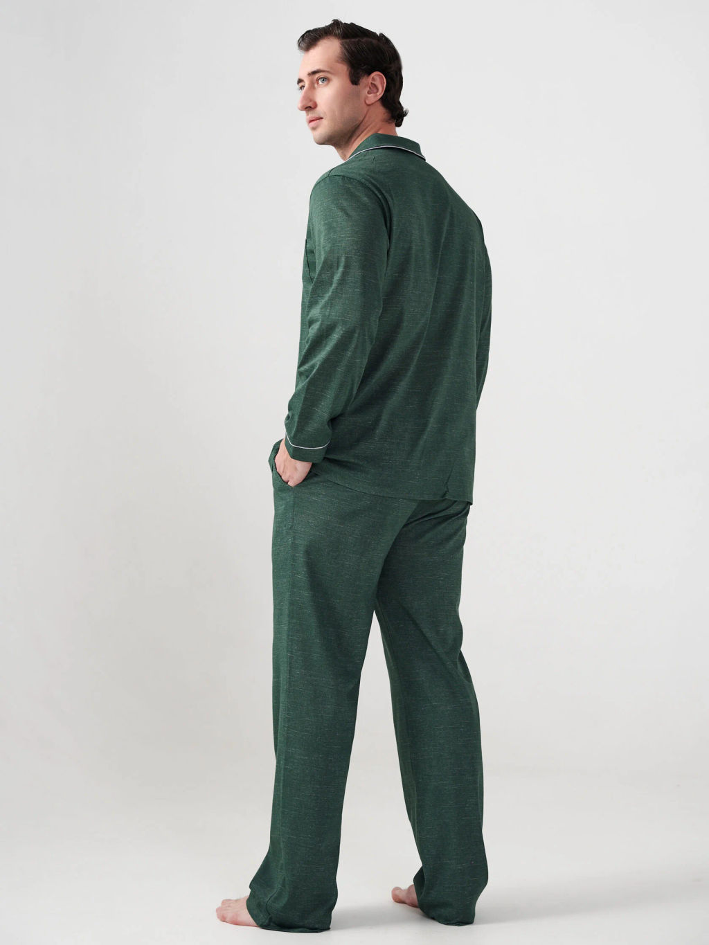 Пижама 100% хлопок Лен (классическая) - Оптима фото 4