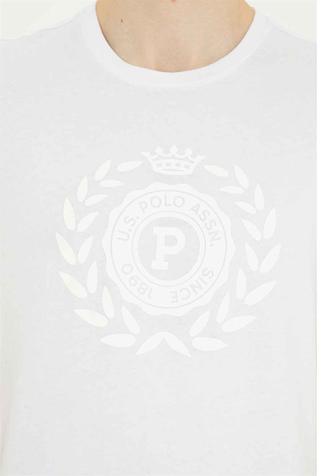 Мужская белая футболка - U.s. polo assn фото 8