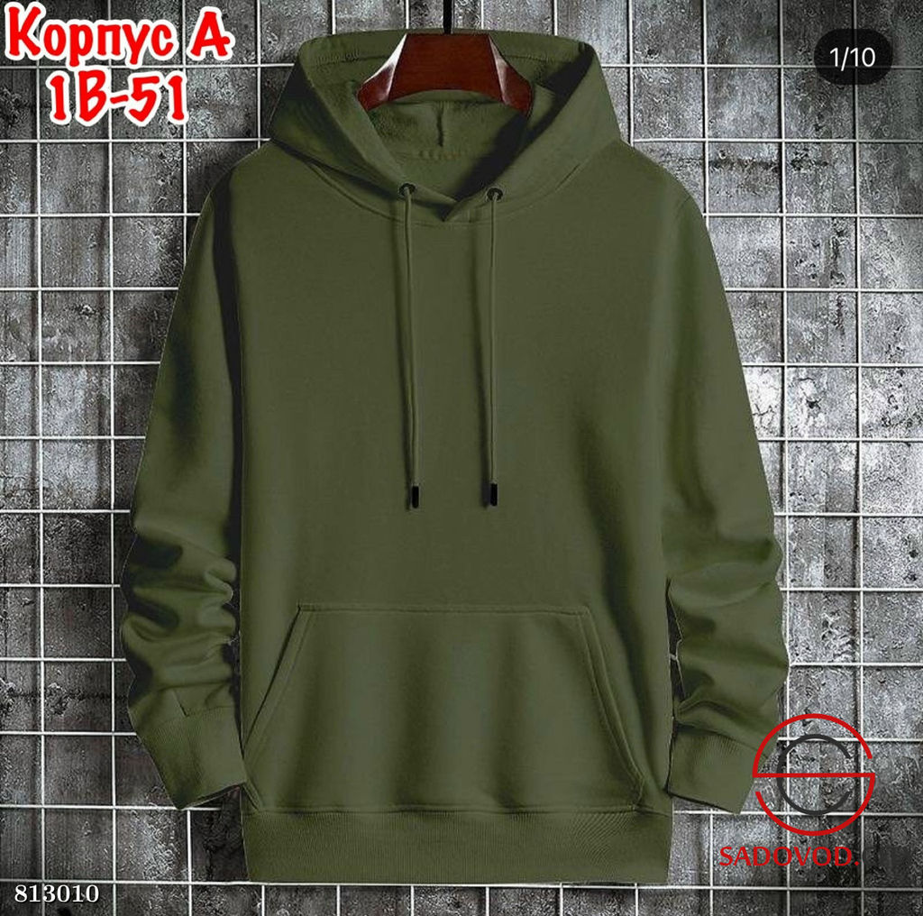 Толстовка из двунитки с капюшоном - Bruno фото 5