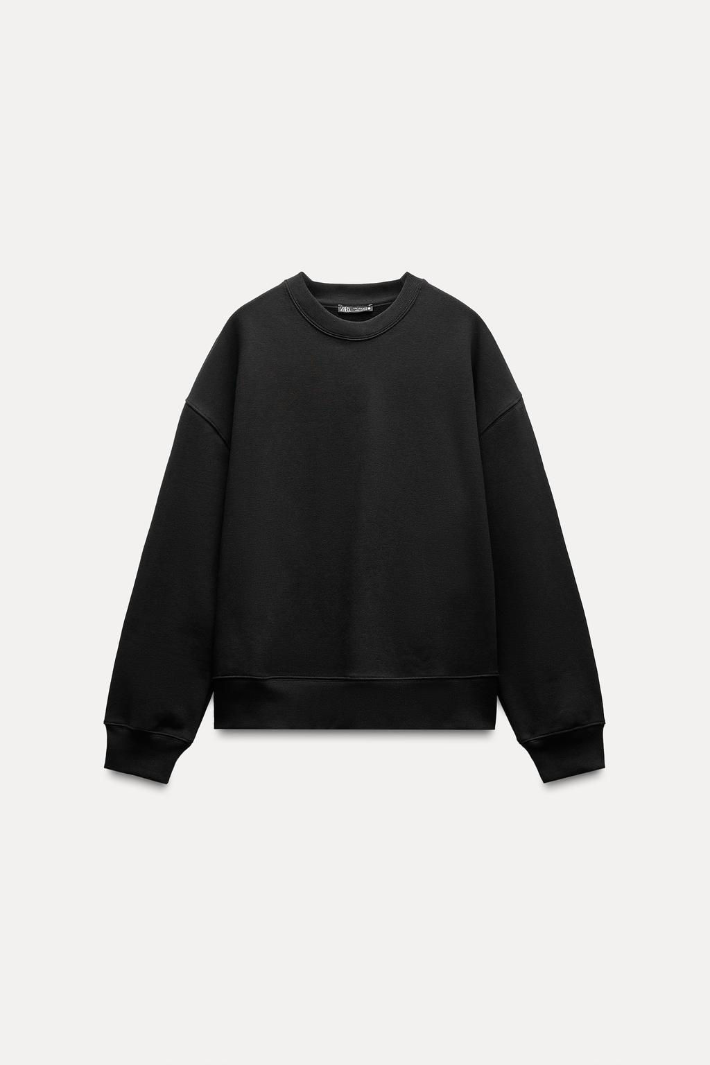 SOFT HEAVY COTTON SWEATSHIRT - Zara фото 5