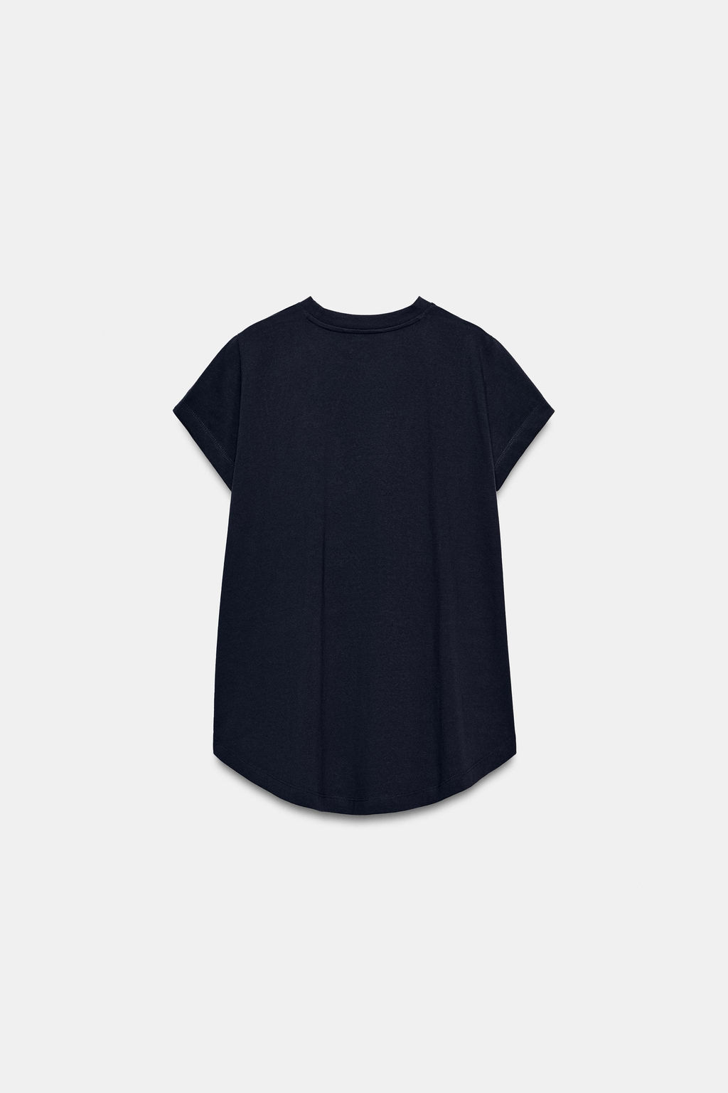 CAMISETA ASIM?TRICA ALGOD?N / Marino - Zara фото 6