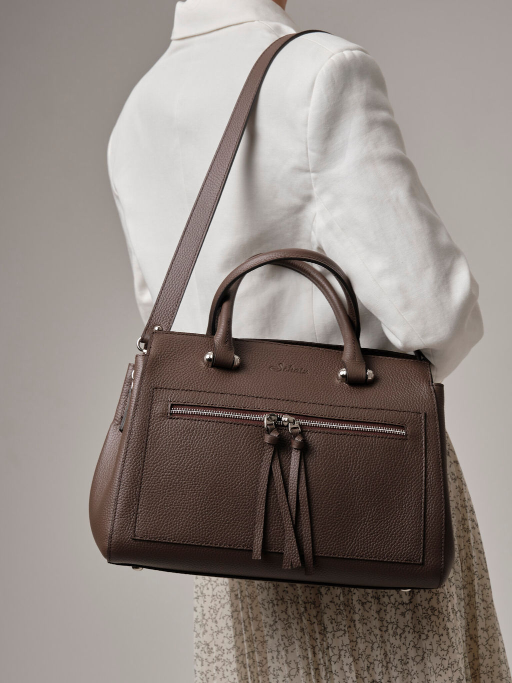 Сумка Schatz 40768 коричневый торф