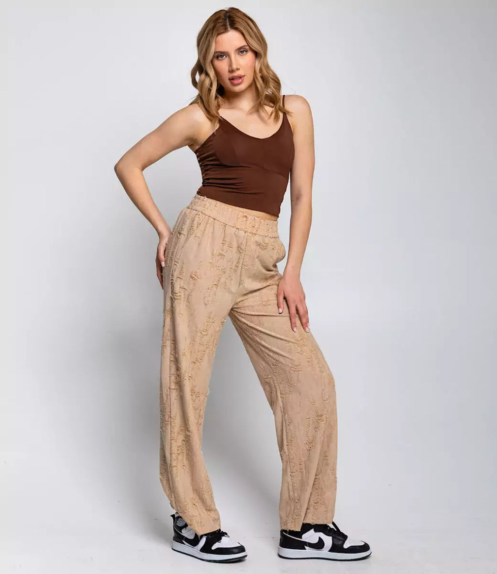 Брюки #БШ2285, бежевый