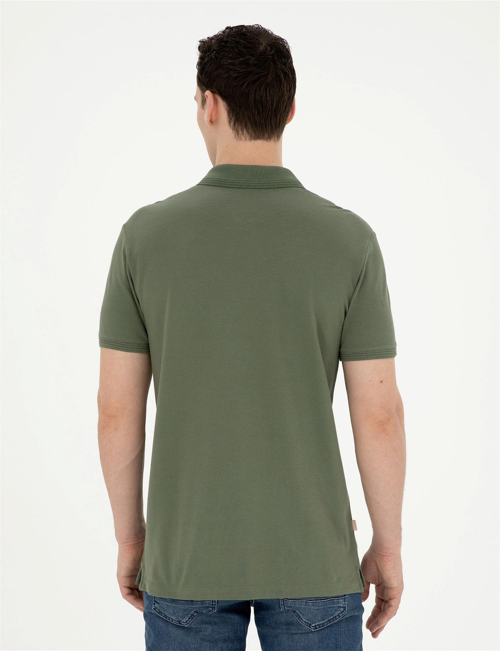 Haki Regular Fit Basic Ti__rt - Pierre cardin фото 5