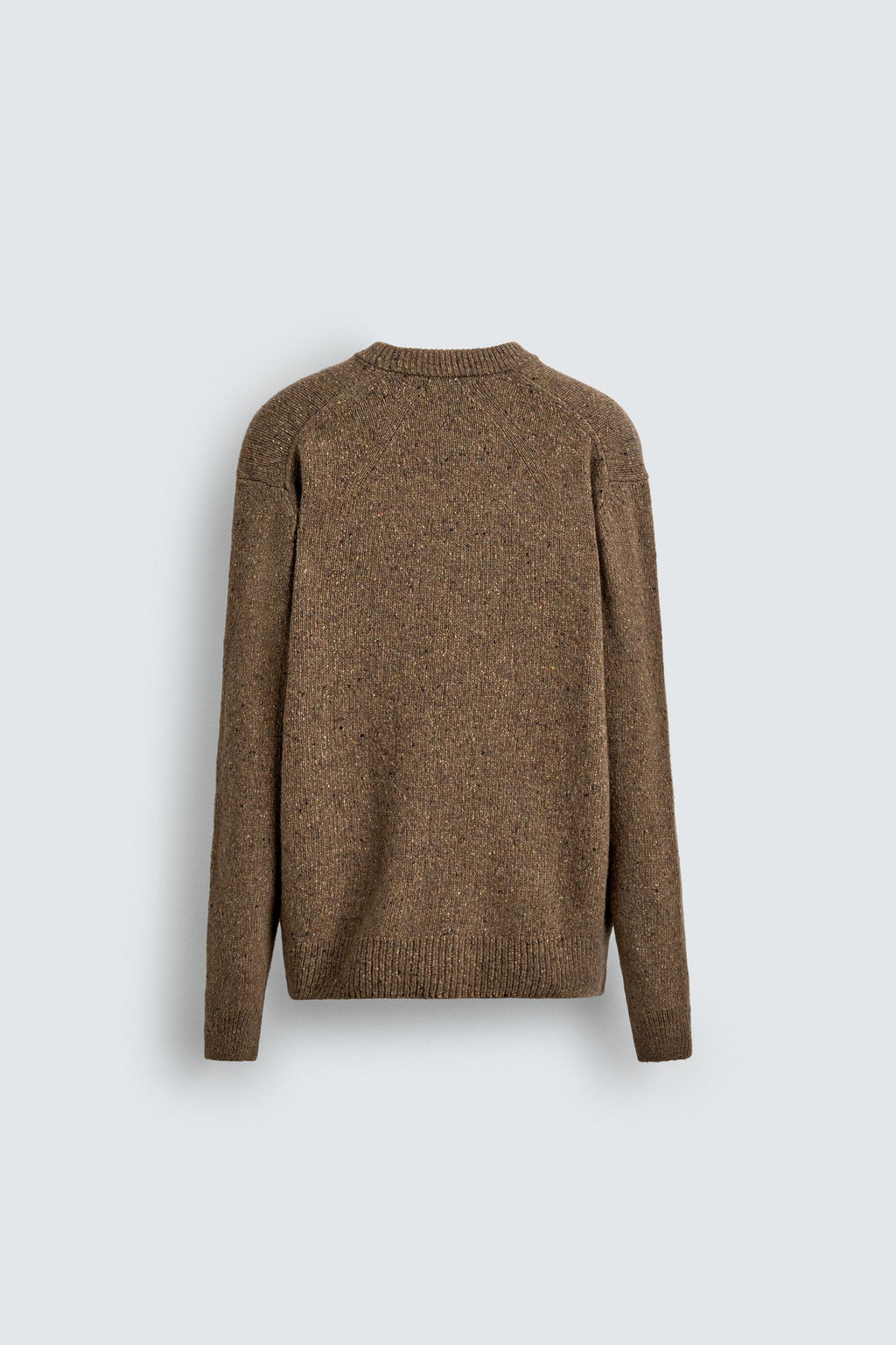 WOOL BLEND BUTTON-UP JUMPER - Zara фото 16