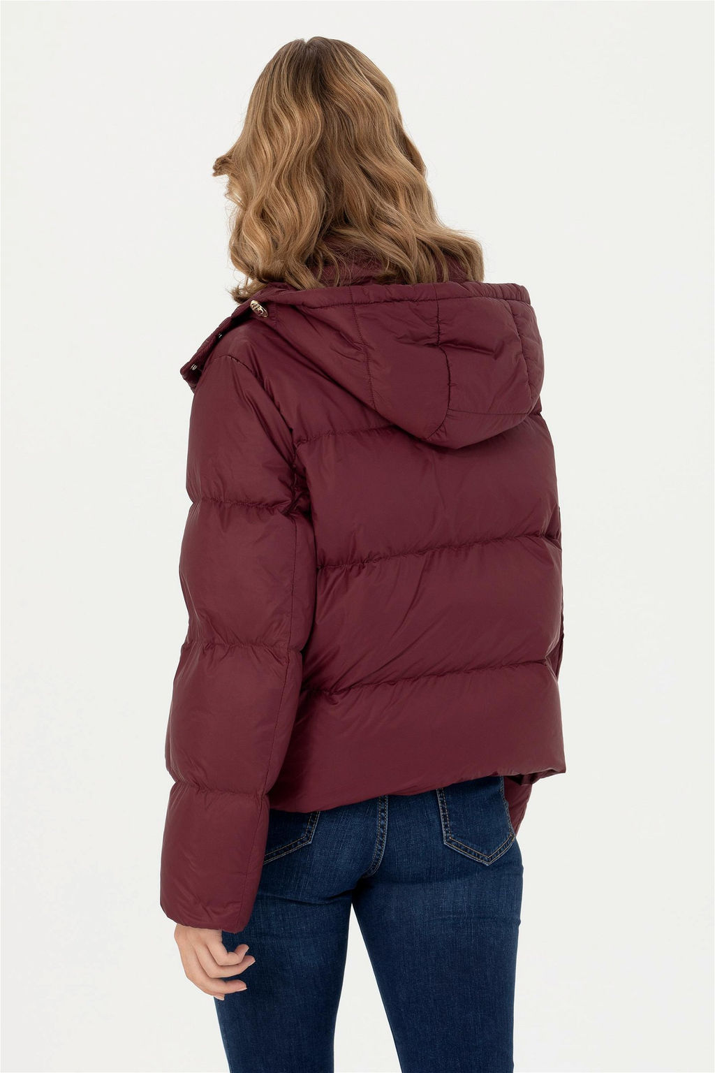 Женское бордовое пальто Неожиданная скидка в корзине - U.s. polo assn фото 5