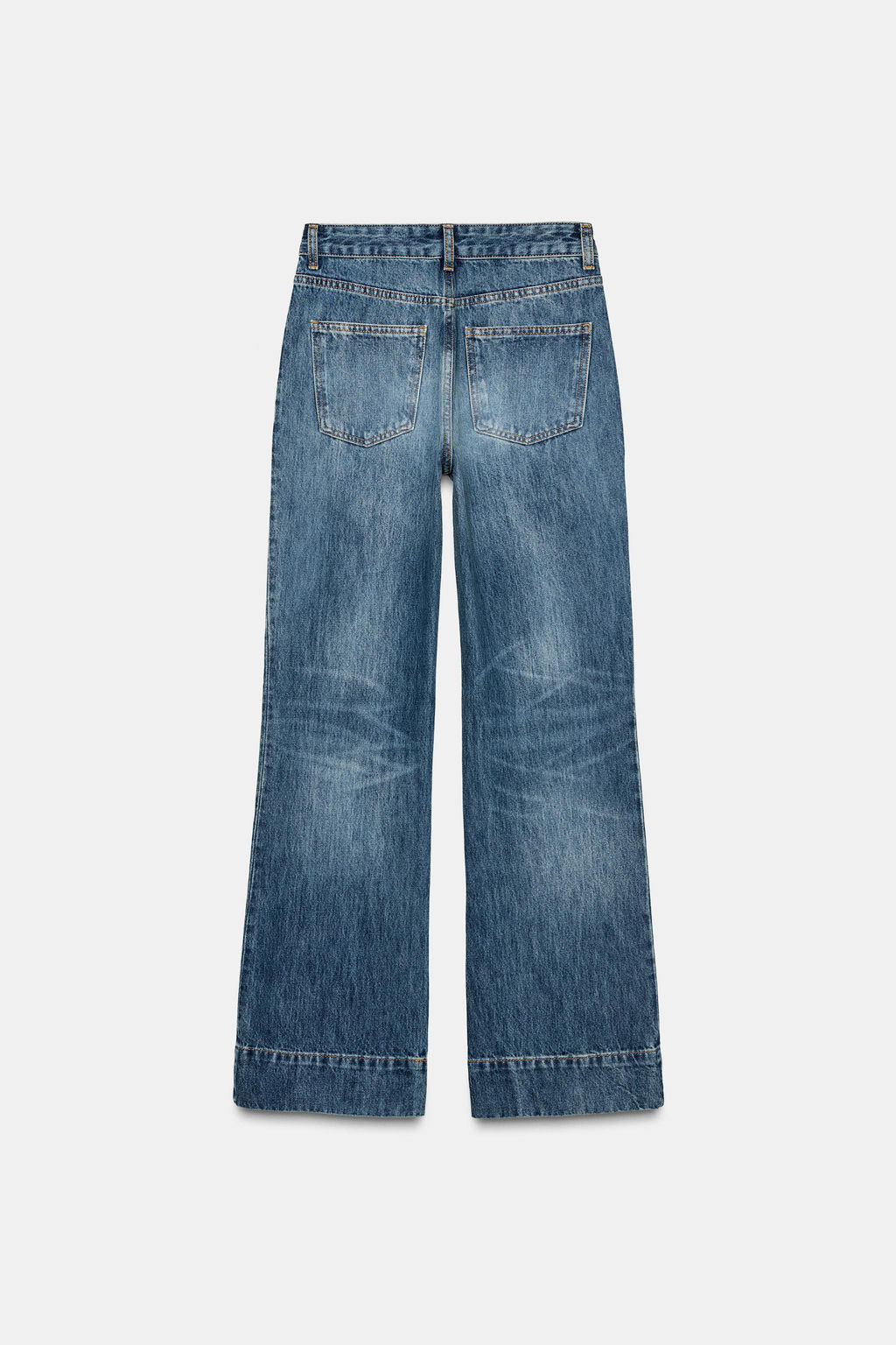 ZW COLLECTION FLARE HIGH-WAIST JEANS - Zara фото 8