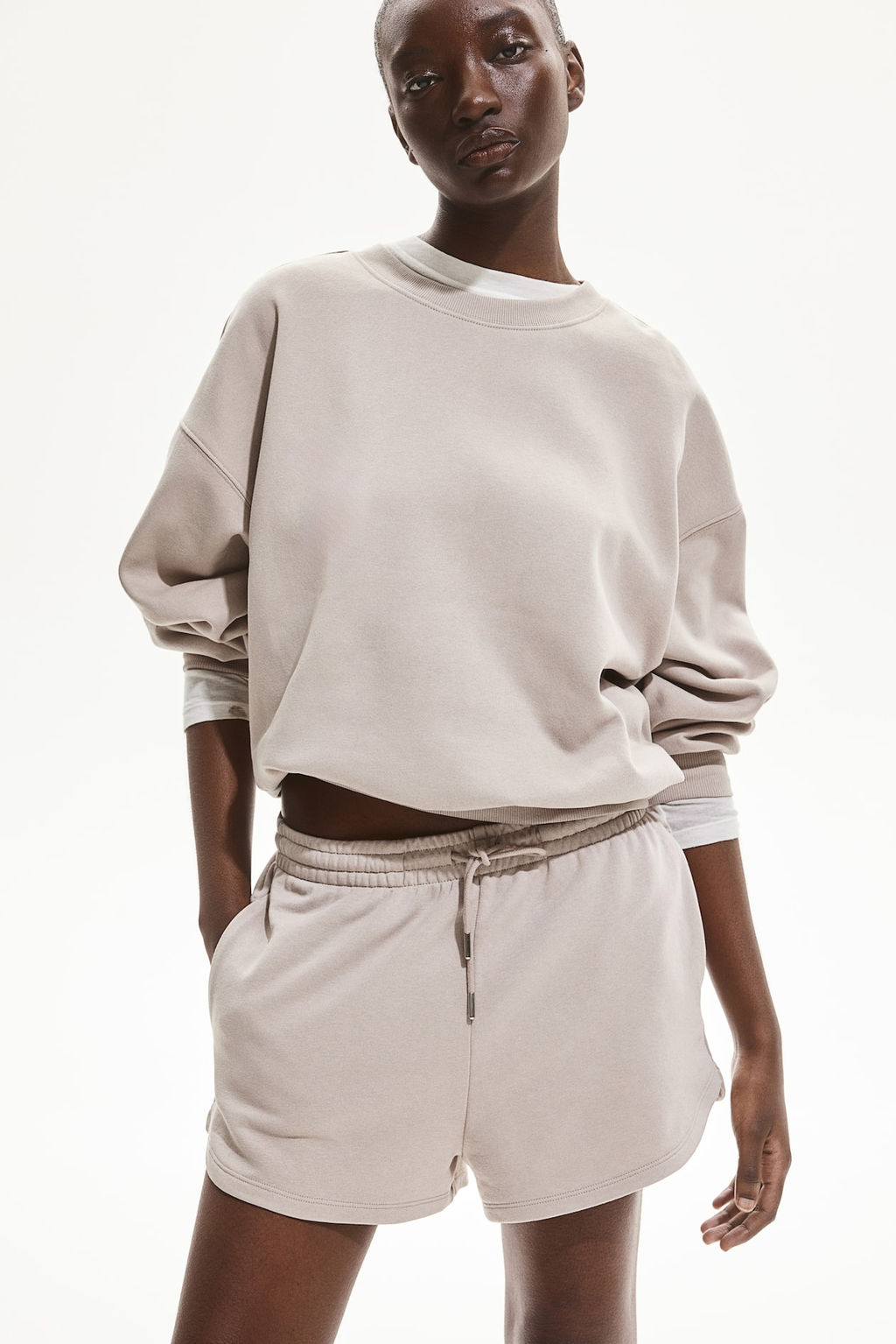Pantalon corto en sudadera