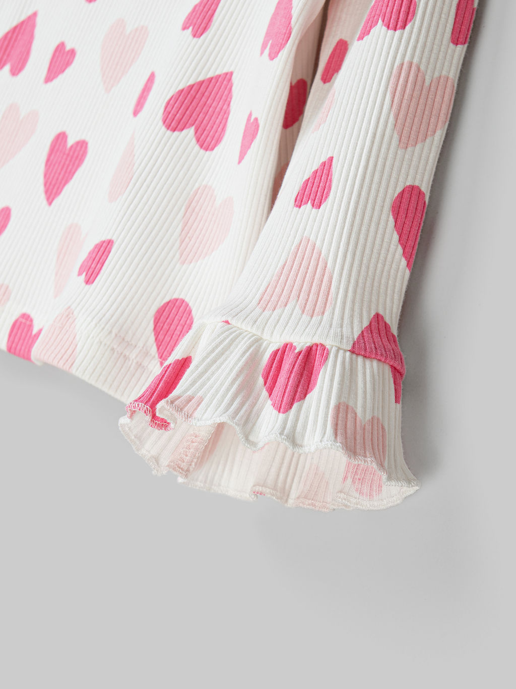 Лонгслив Розовые сердечки - Bungly фото 3