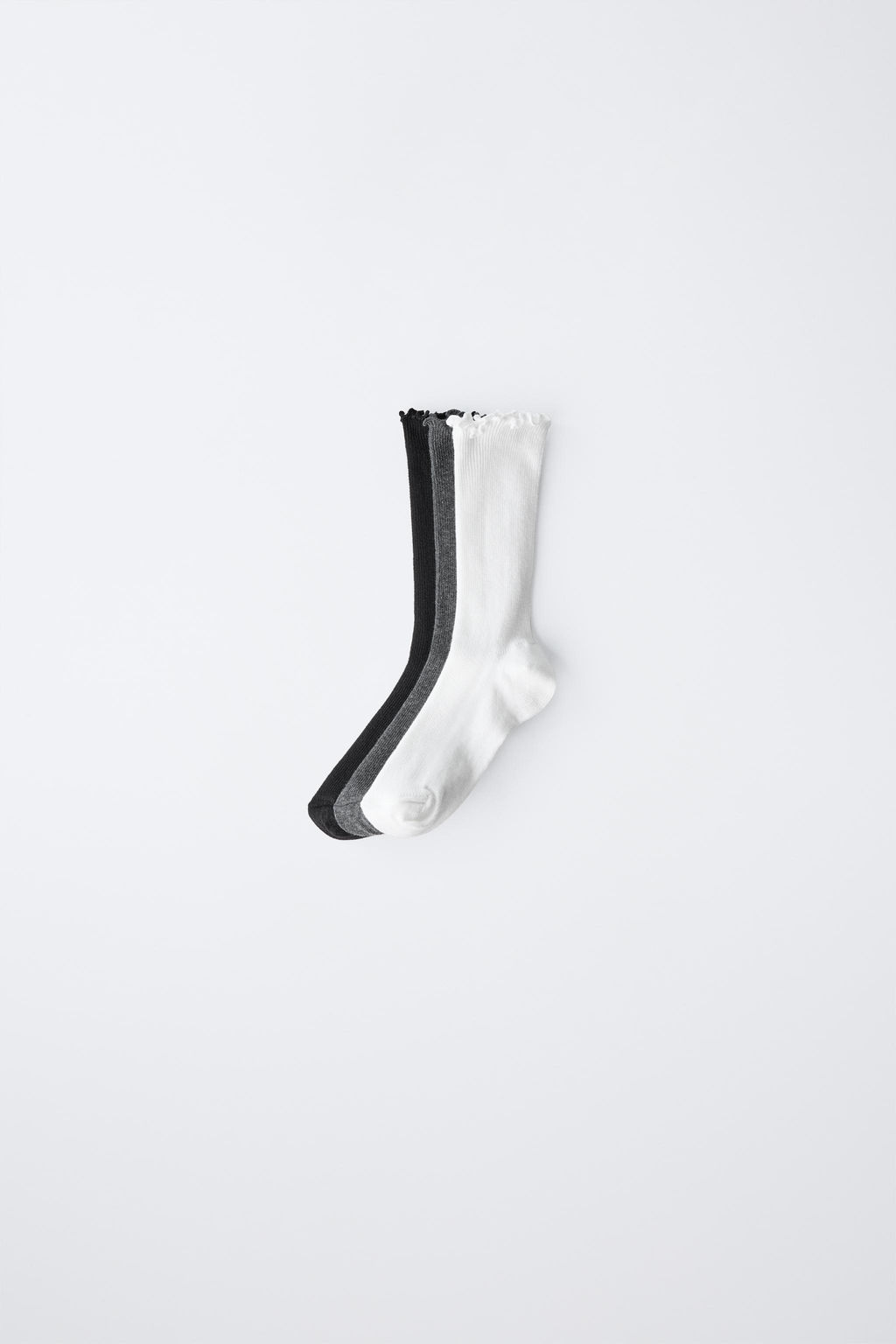 3-PACK OF TERRY MID-CALF SOCKS - Zara фото 8