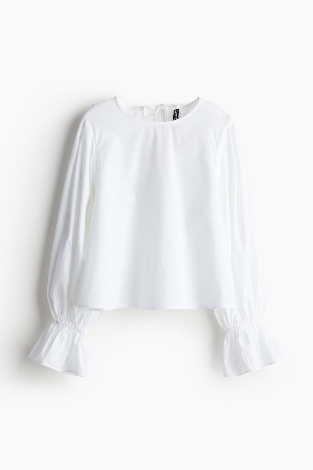 Blusa de algodon con lazadas - H&m фото 4