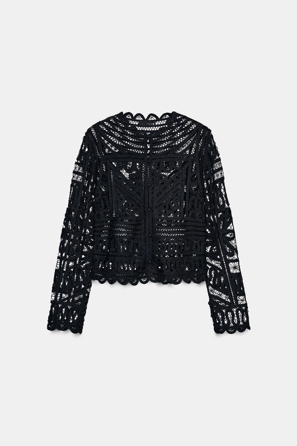 CROCHET BLOUSE ZW COLLECTION - Zara фото 6