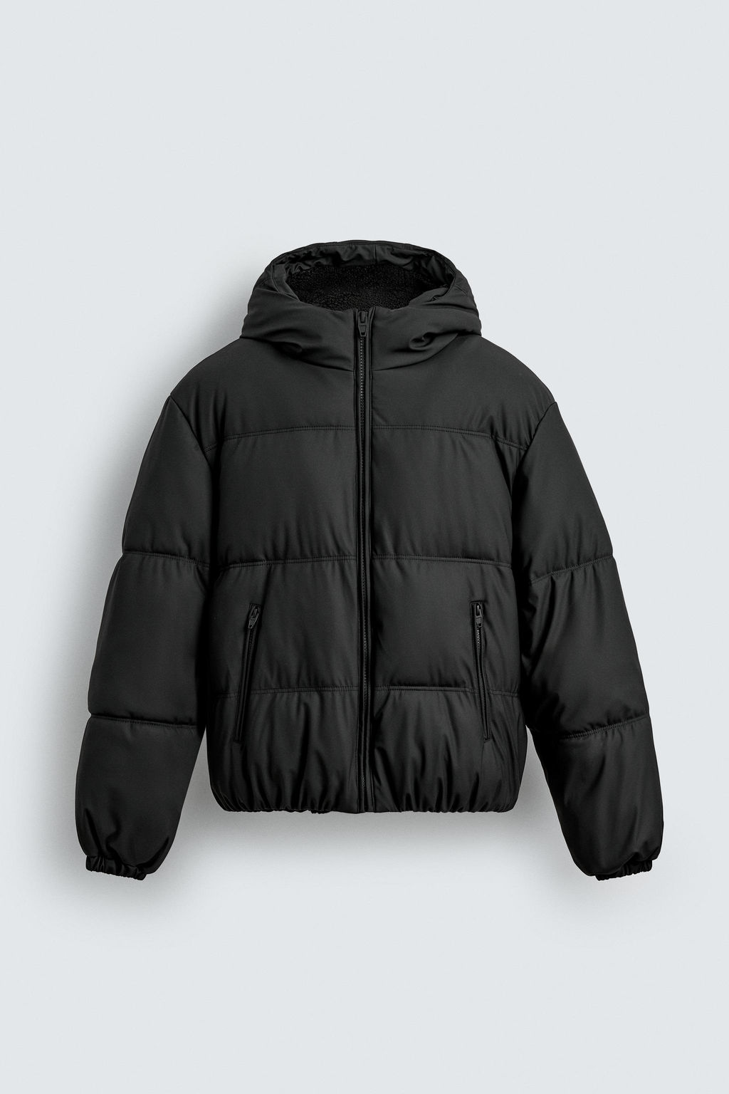 RUBBERISED CONTRAST PUFFER JACKET - Zara фото 5