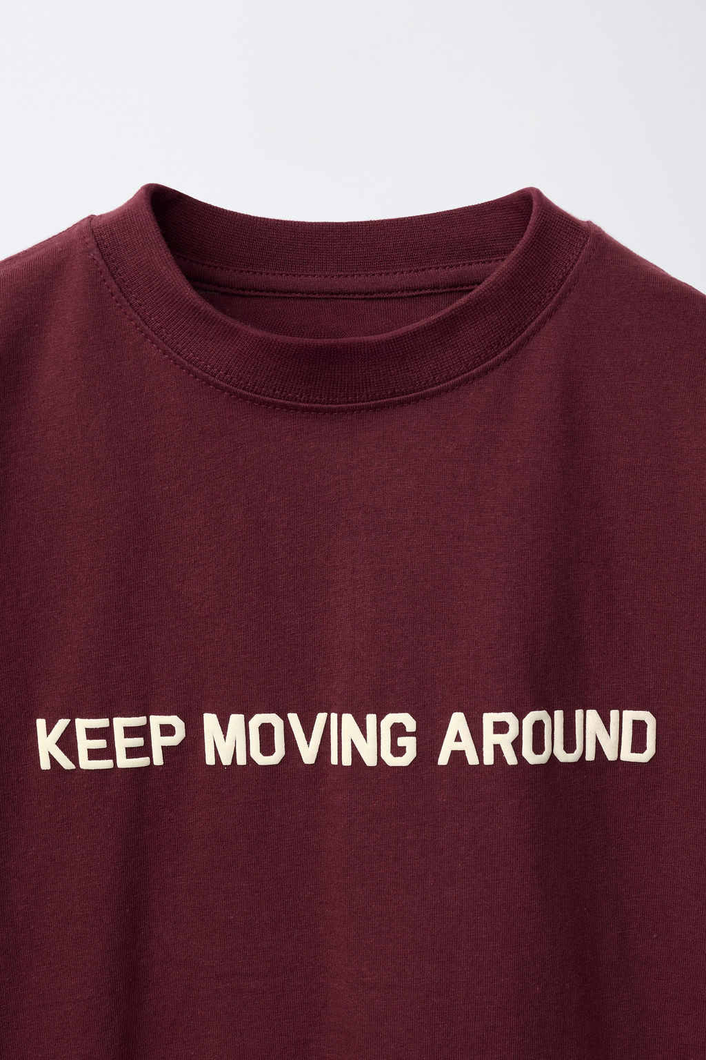VARSITY RAISED SLOGAN T-SHIRT - Zara фото 3
