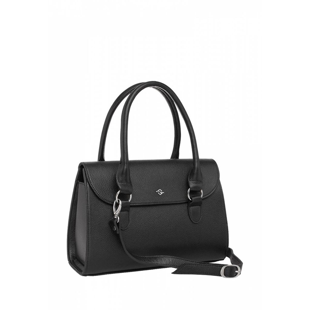 Женская кожаная сумка Bloy Black - Lakestone фото 7