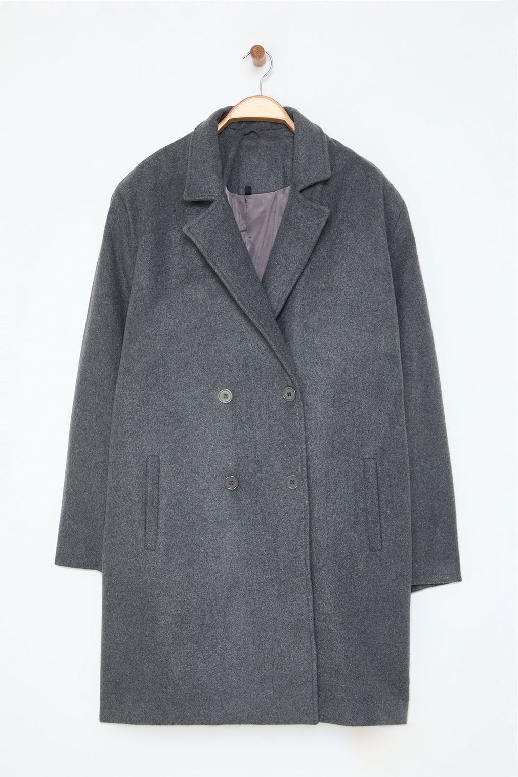 TRENDYOL MAN Antrasit Erkek Regular Fit K?sl?k Kase Buyuk Beden TMNAW25KB00008 - Trendyolmilla фото 6