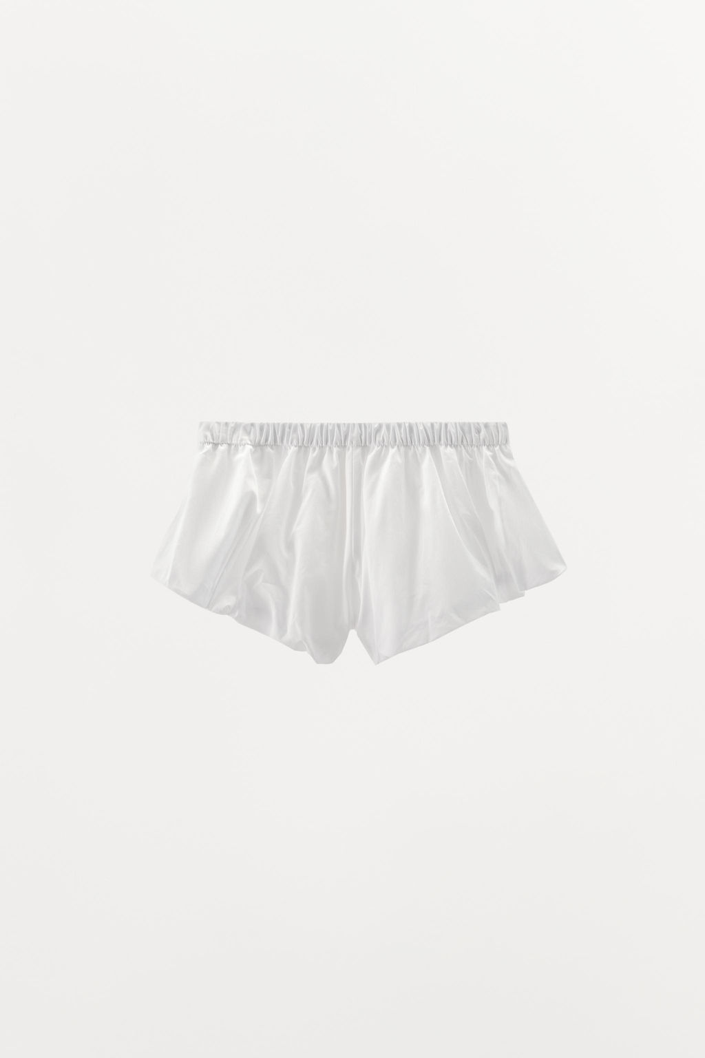GATHERED POPLIN SHORTS - Zara фото 7