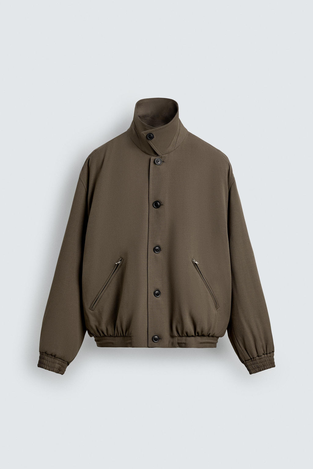 QUILTED 100% WOOL JACKET AARON LEVINE X ZARA фото 7