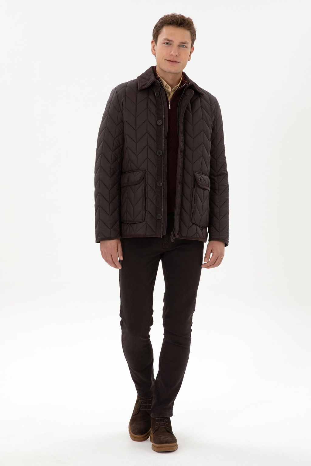 Erkek Koyu Kahverengi Mont - U.s. polo assn фото 4