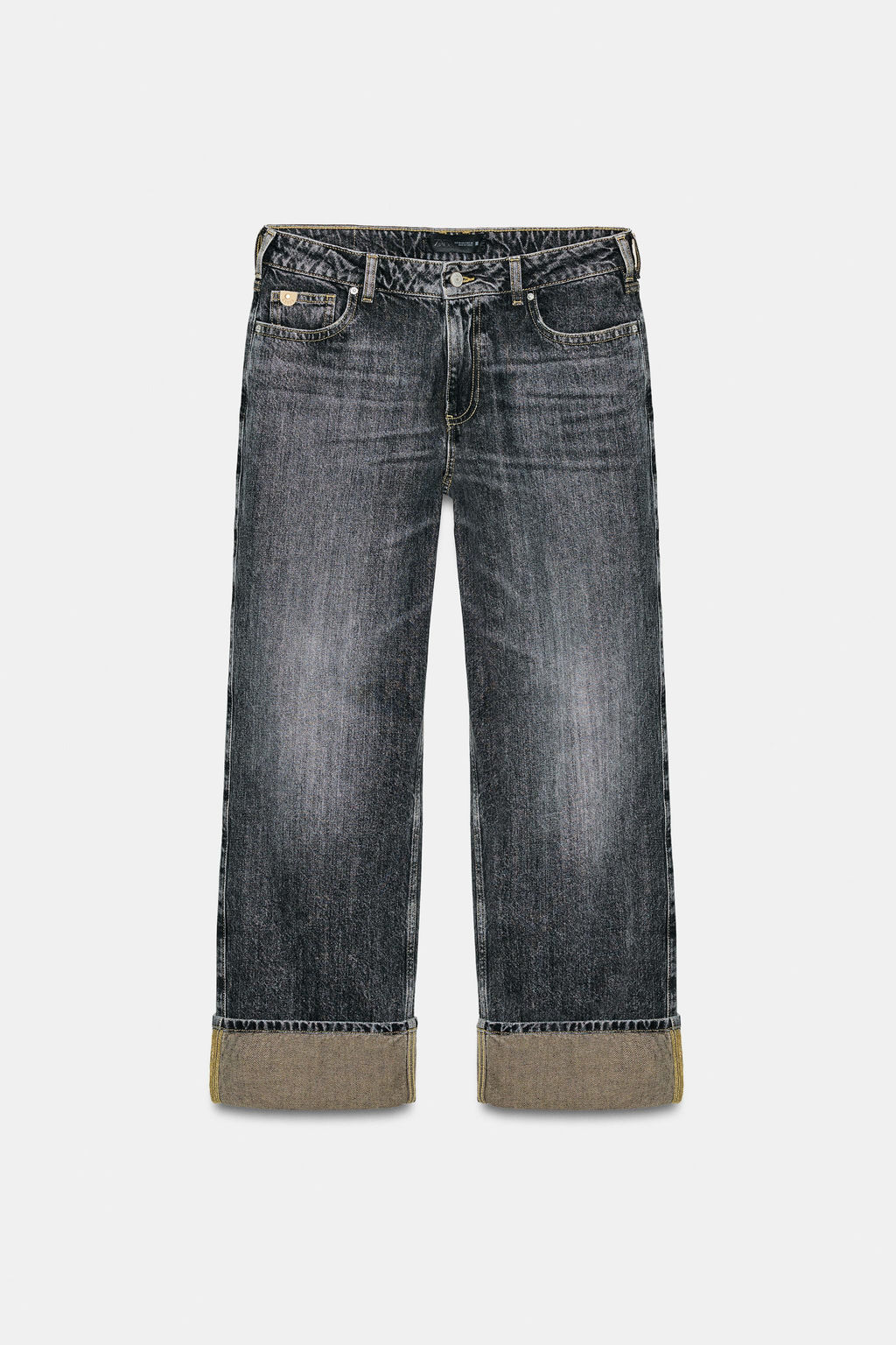 Z1975 STRAIGHT JEANS WITH TURN-UP HEMS