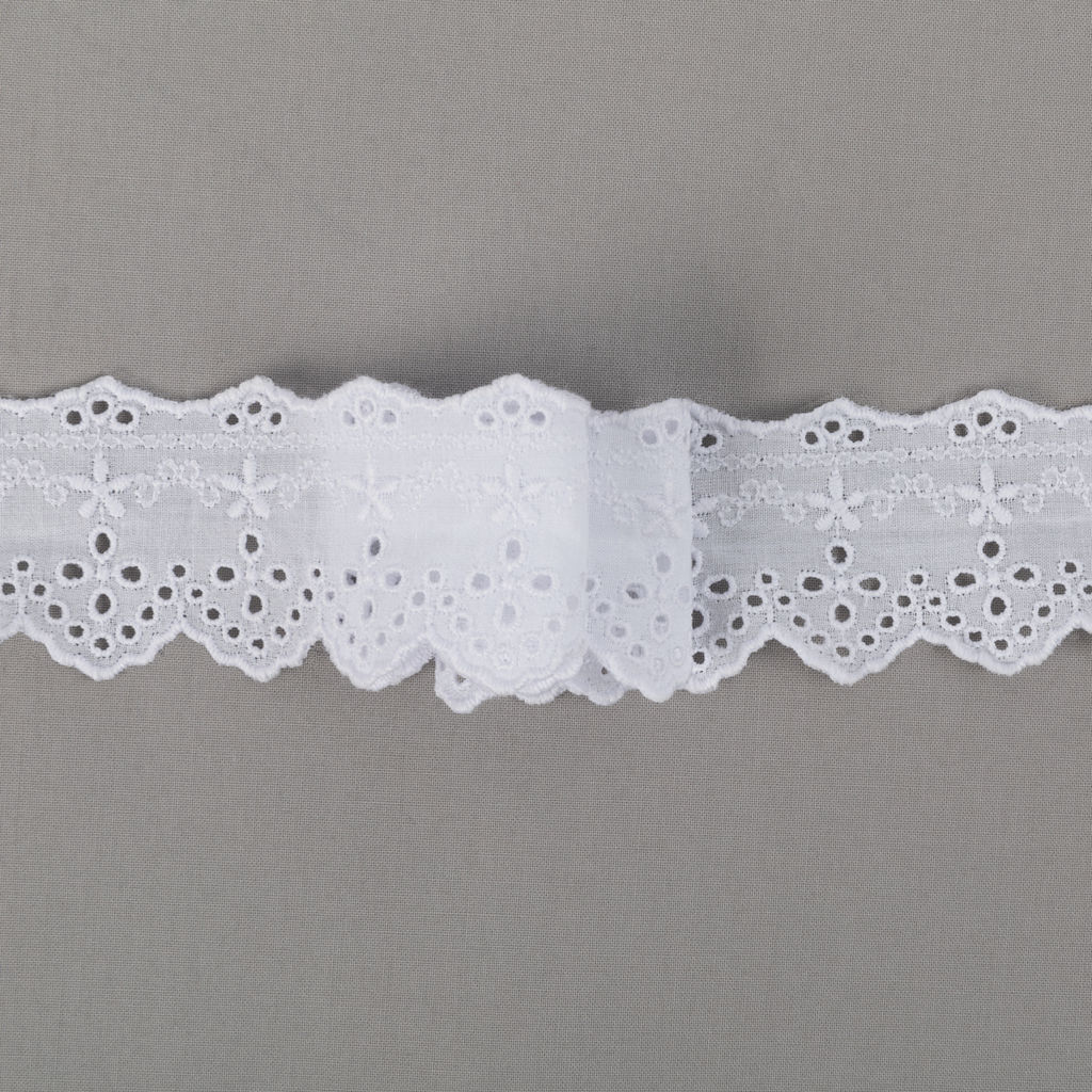 Шитье Gamma 48 мм GYEM-4801(02) в рулоне 9 м 0.2 м Турция белый