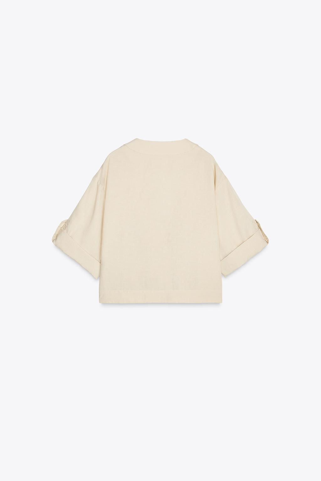 TURN-UP SLEEVE JACKET - Zara фото 15