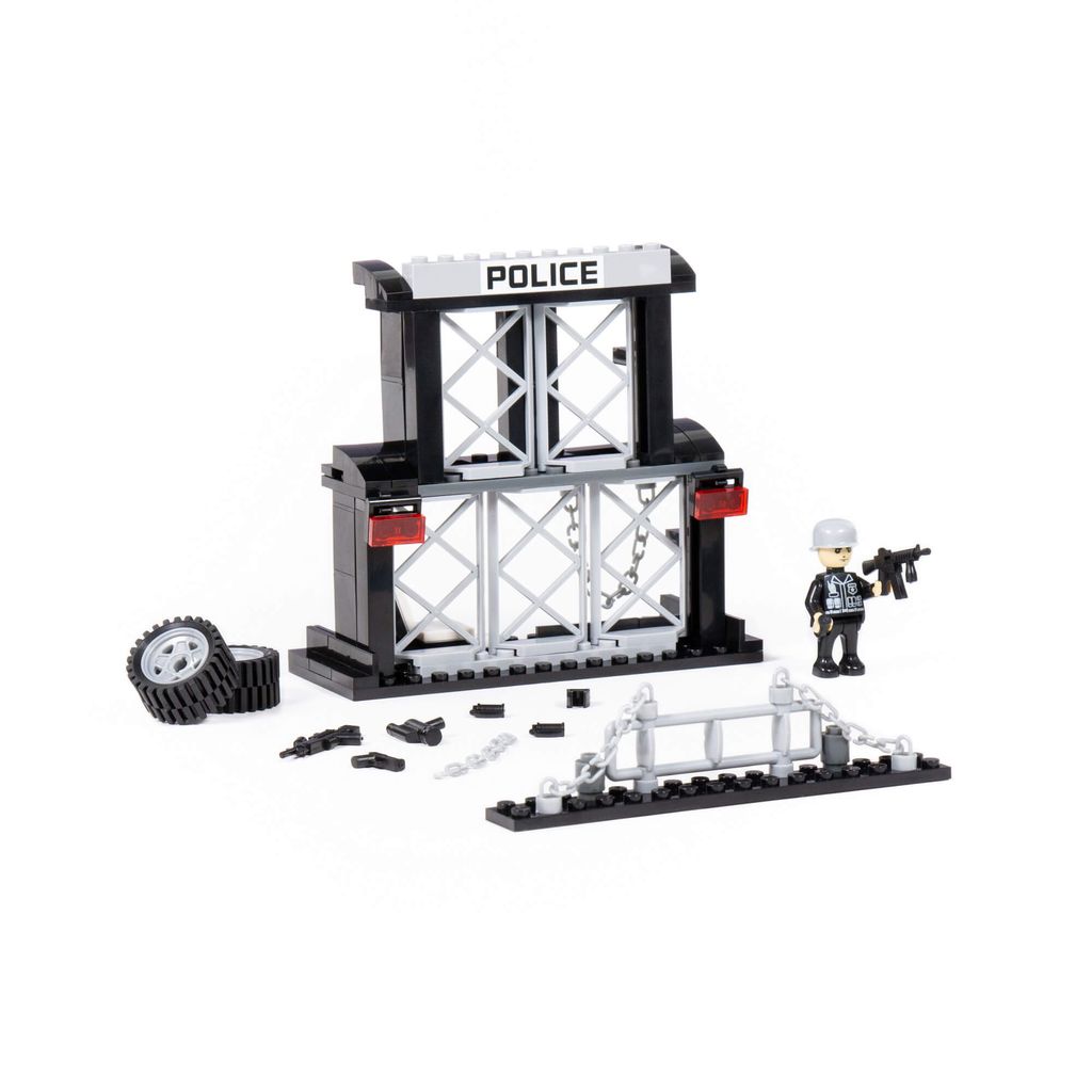 Конструктор Классик Город. Полиция-1.1 (130 элементов) (в коробке) - Полесье фото 5