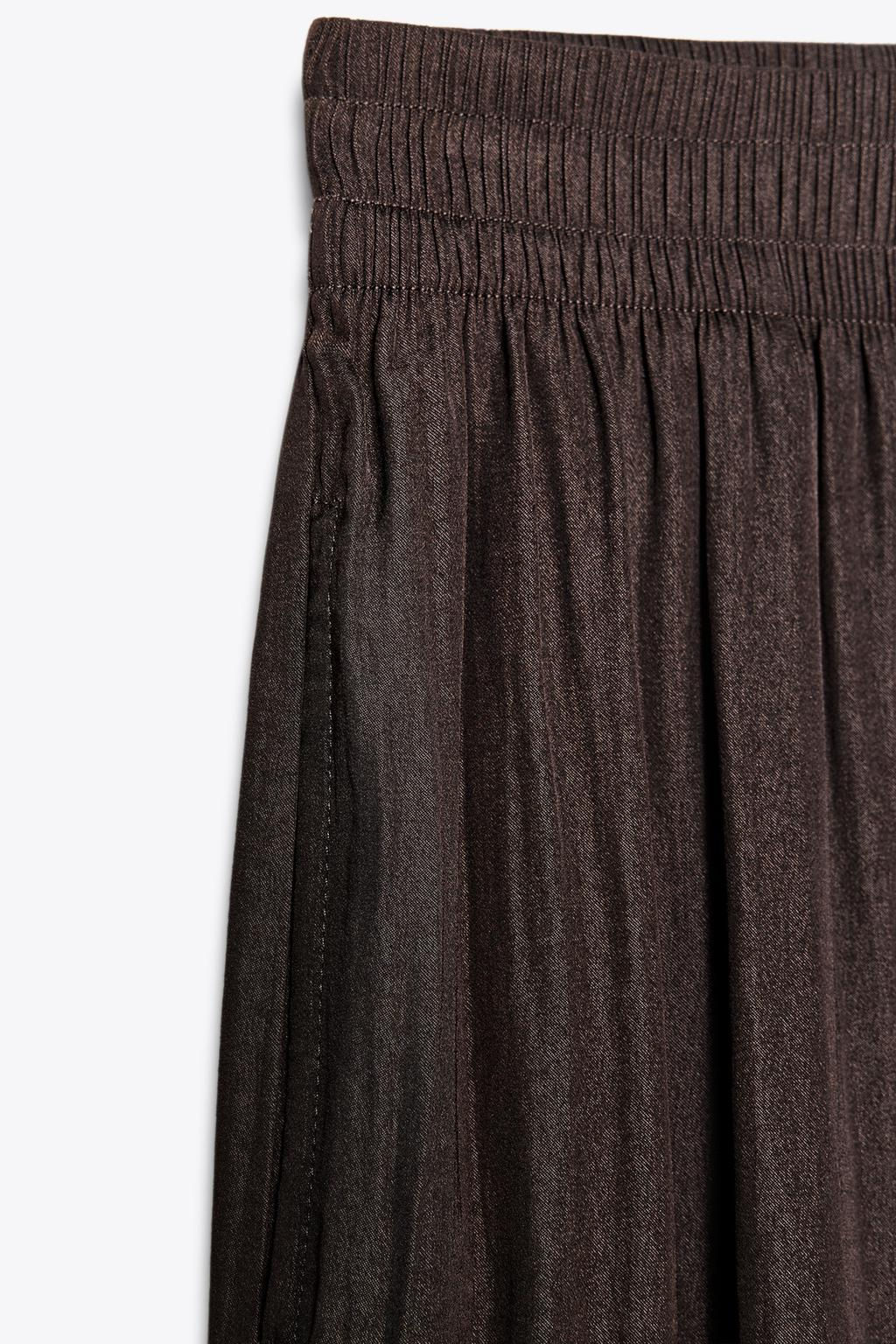 WIDE FLOWING TROUSERS - Zara фото 11