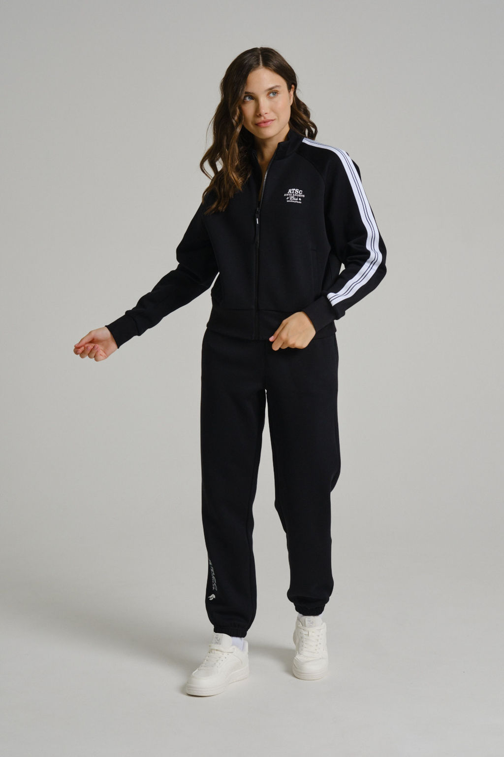 Олимпийка Черный ATSC Knit Track Top