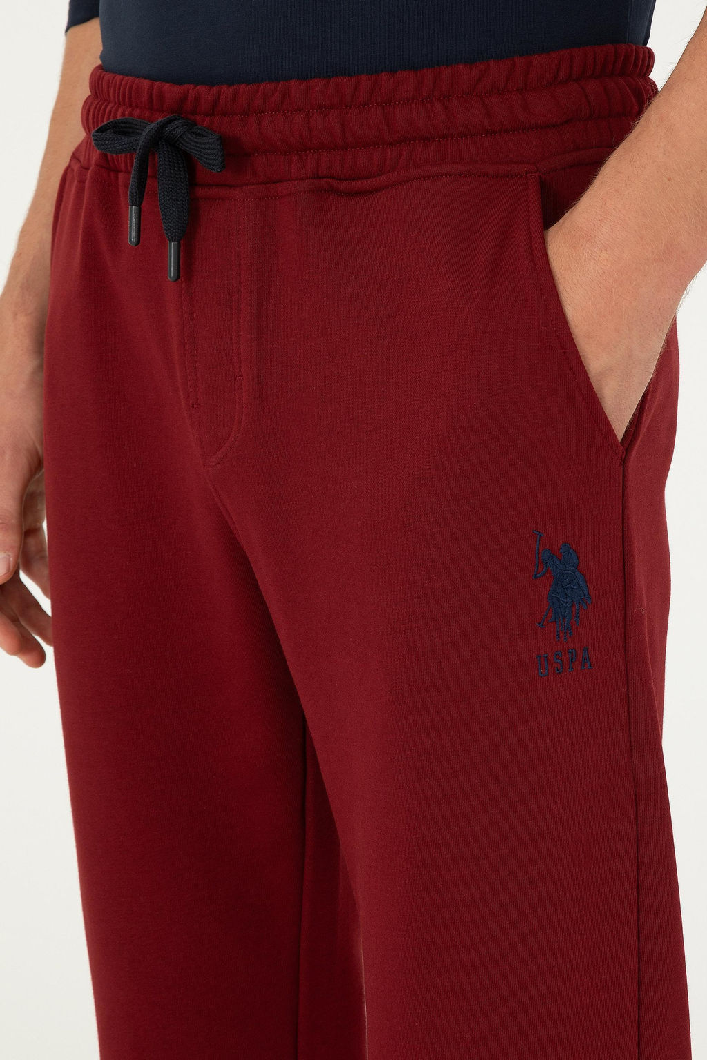 Мужские бордовые спортивные штаны - U.s. polo assn фото 5