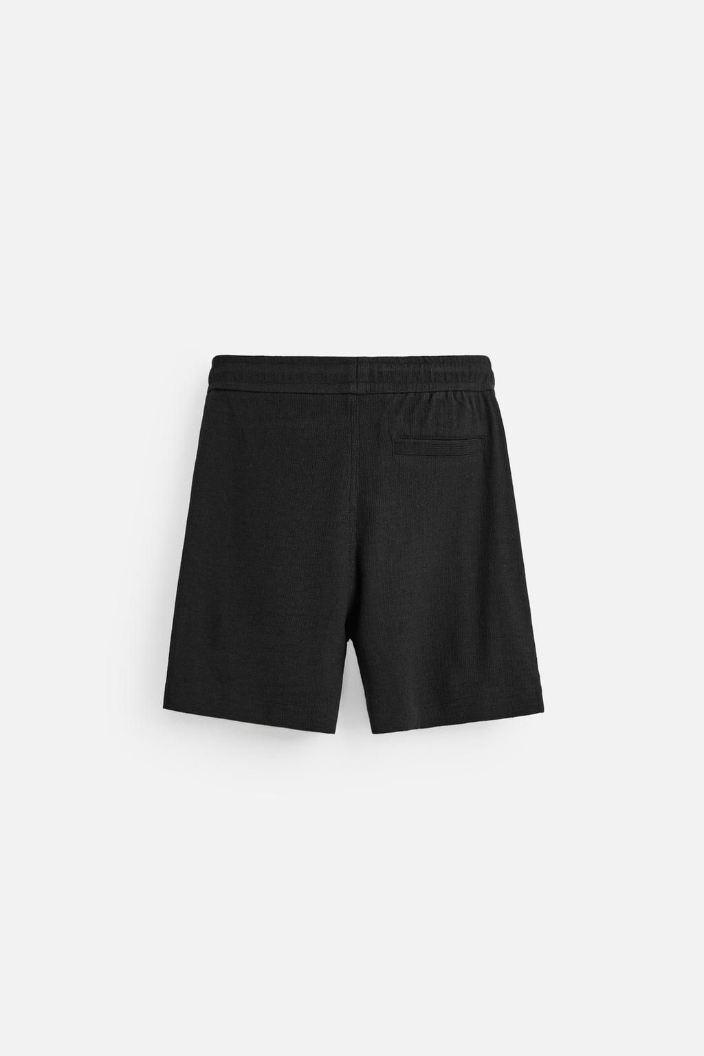 TEXTURED JOGGER BERMUDA SHORTS - Zara фото 16