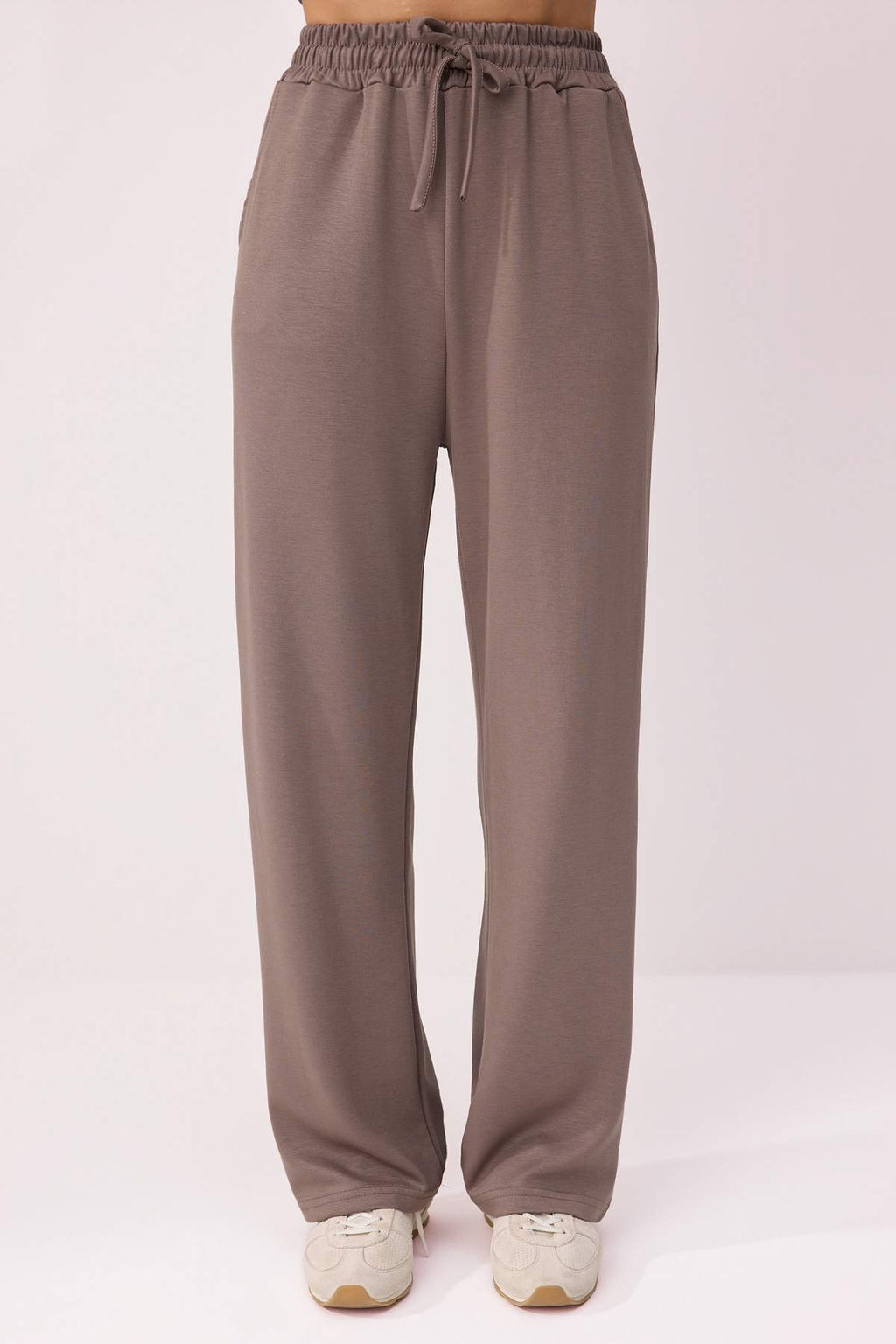 Vizon K?sa Kol Bisiklet Yaka Relaxed/Rahat Kal?p Esnek Orme Alt - Ust Tak?m TWOAW26AU00084