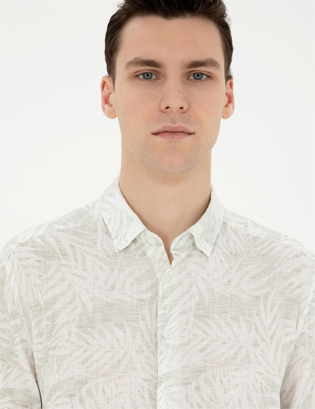 Ye_il Regular Fit K_sa Kollu G_mlek - Pierre cardin фото 2