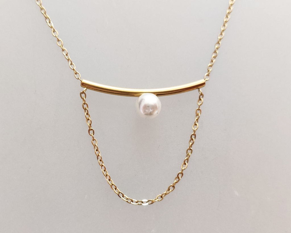 Кулон из стали на цепочке