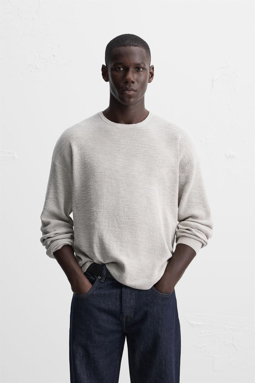 RUSTIC TEXTURED SWEATER - Zara фото 2