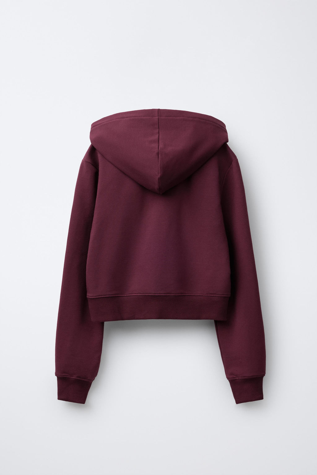 PLAIN ZIP-UP HOODIE - Zara фото 2